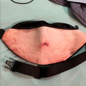 Funny fanny pack hairy stonach